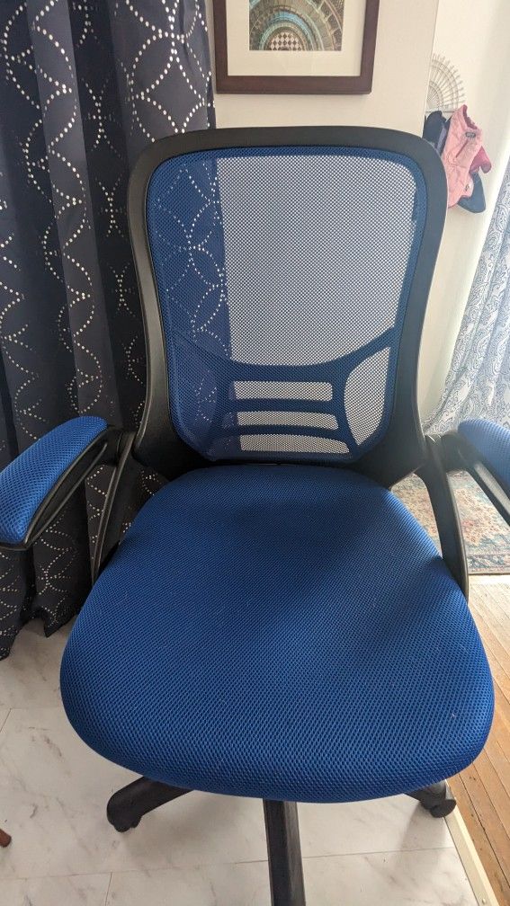 New Blue Desk Chair 