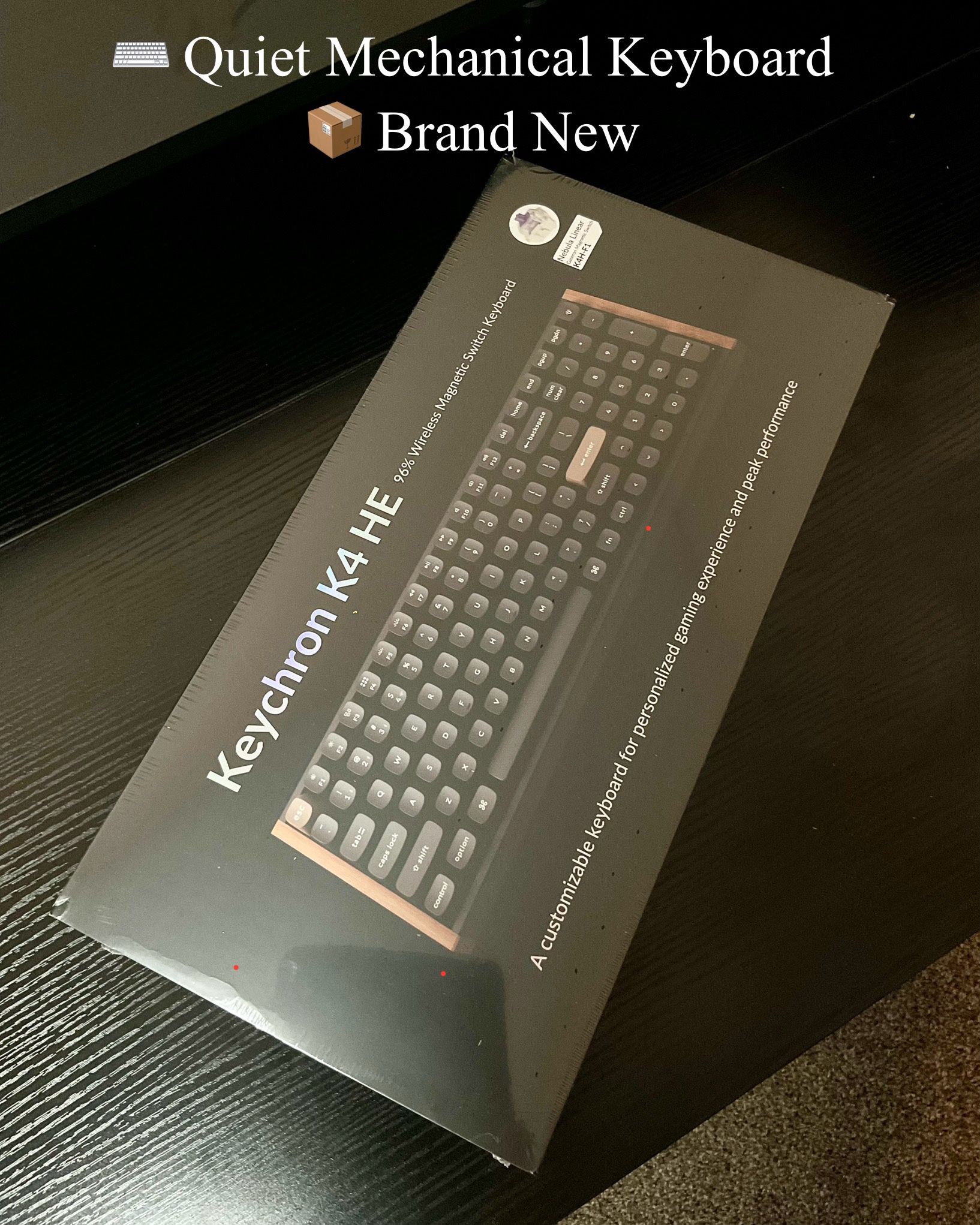 Keychron K4 HE - Magnetic Keyboard - Beand New