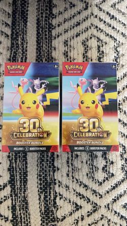 2 Pokemon 30th Celebration Booster Bundles