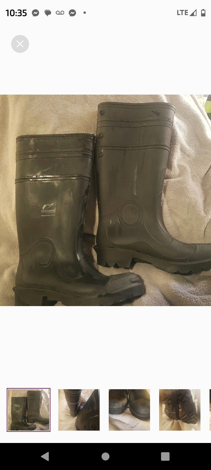 Onguard Industries Buffalo PVC, Steel Toe Knee Boot, Men's Size 6 (Women's 8)