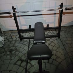 squat Bench Press Rack with pulley system