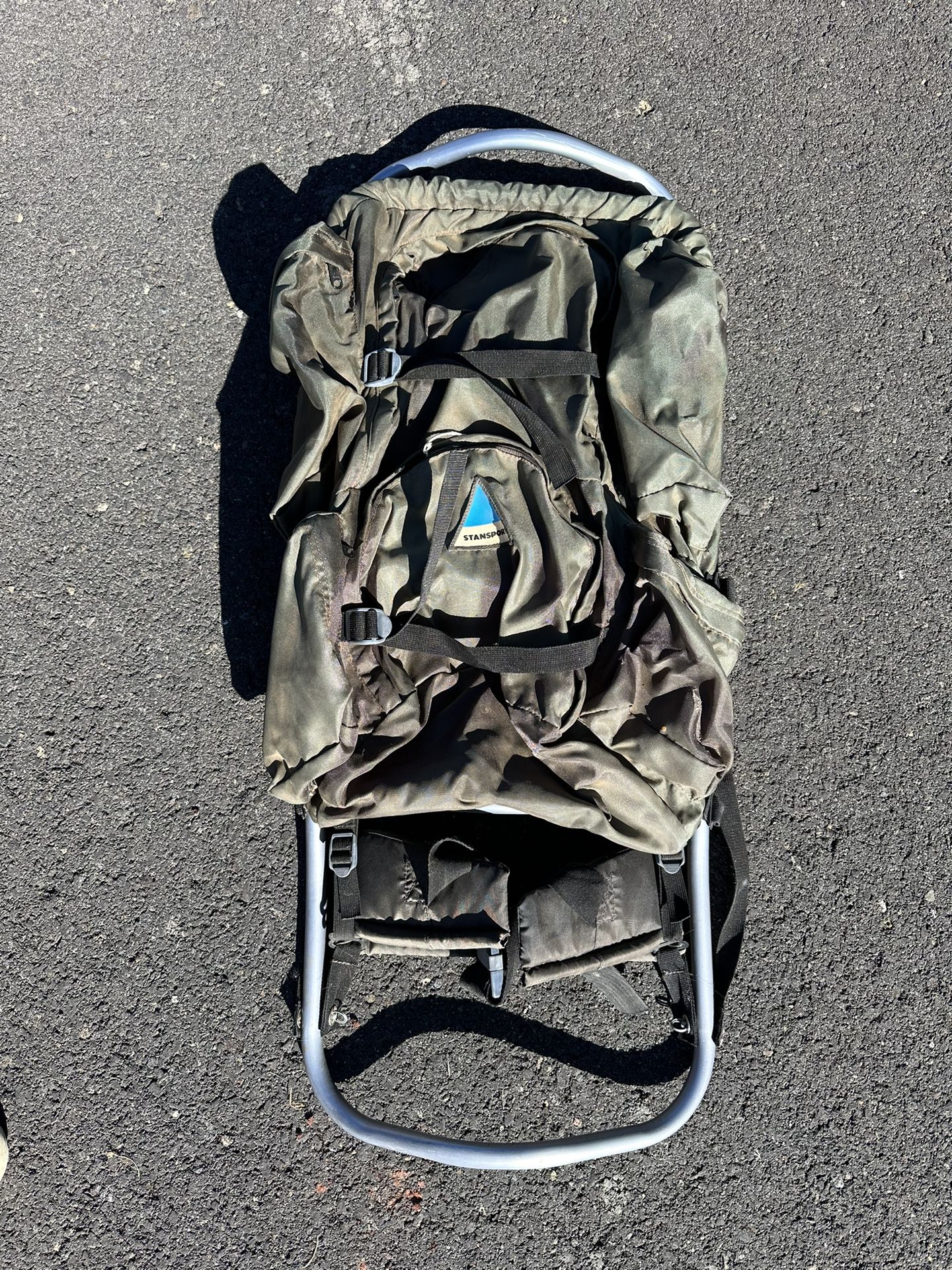 Old Ass Stansport Camping Backpack 