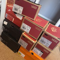 Vans , 6-6.5Y , 5 Colors