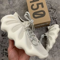 Adidas Yeezy 450 “Cloud White” Size 4.5 Brand New 