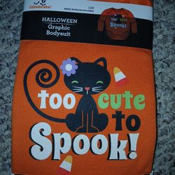New 12month Halloween Onsie
