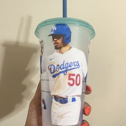 Dodgers ANY PLAYER Starbucks Custom Cup