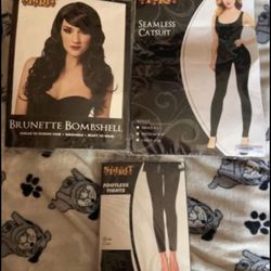 Spirit Store ..Costume Items New Wig, Catsuit Or Leggings. $6-$14