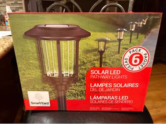Solar LED pathway lights new in box