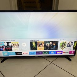 40" Inch Samsung Smart Tv Television Televisor Remote