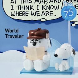 PEANUTS  75th Anniversary Snoopy Comic Life- WORLD TRAVELER Authentic POPMART