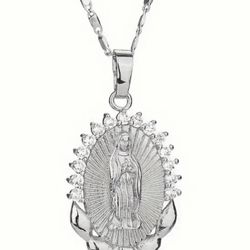 Beautiful Virgin Mary Protection Prayer Necklace Vintage Jewelry Accessories Charms Pendant Chains Gifts Sale 