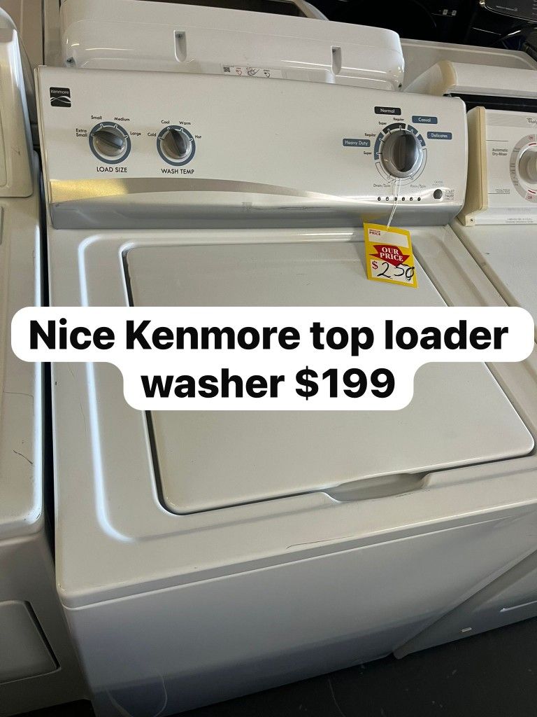 Nice Kenmore Top Loander Washer.