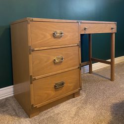 Vintage 1950s Wood Desk