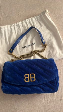 Balenciaga Velvet Handbag