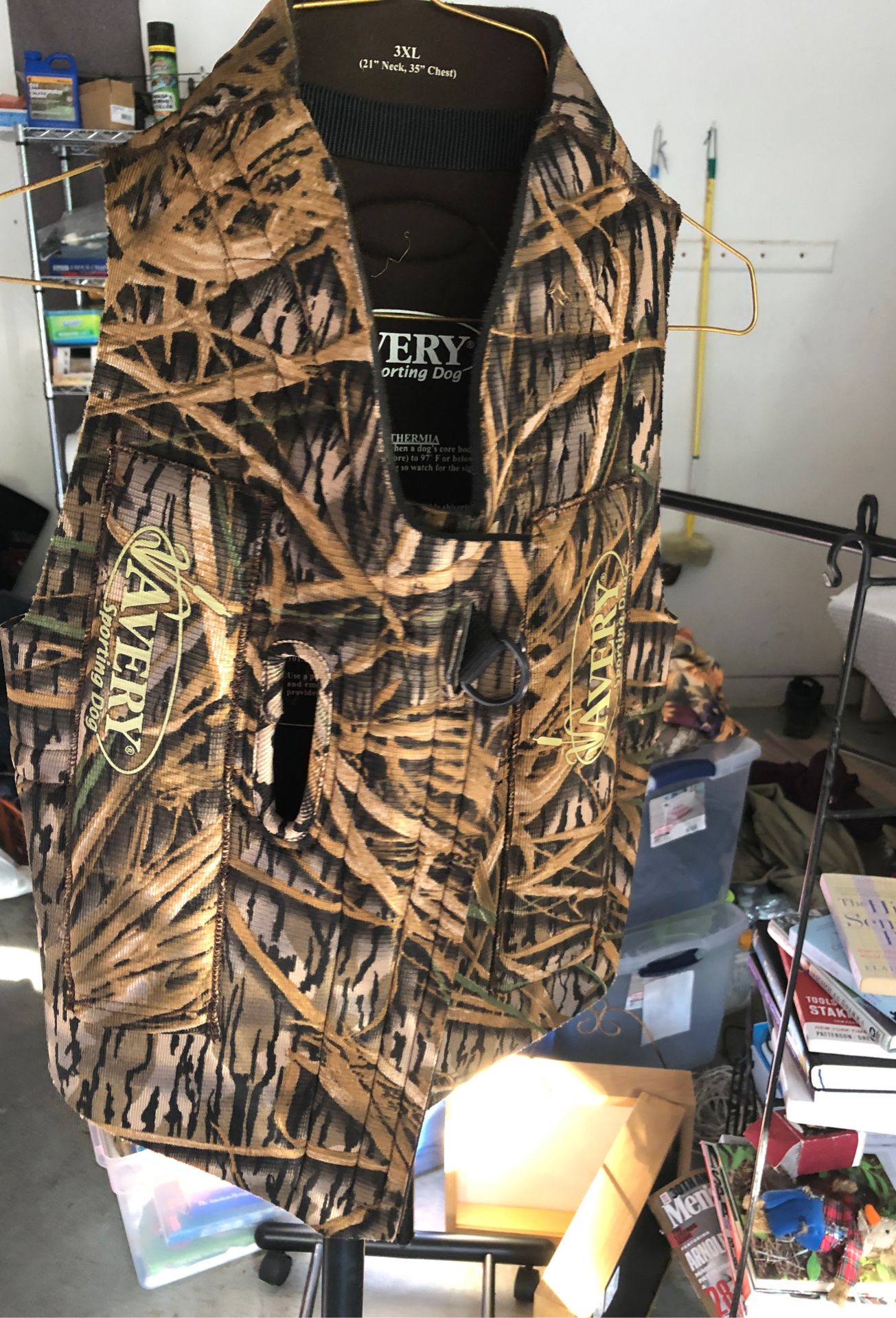 Avery sporting dog vest size 3xl