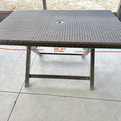 Large patio/ outdoor foldable Dining Table 