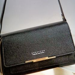 Small Crossbody Wallet Multi Zipper 