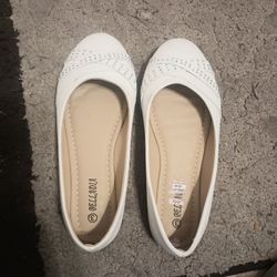 White Dress Shoes Size 3