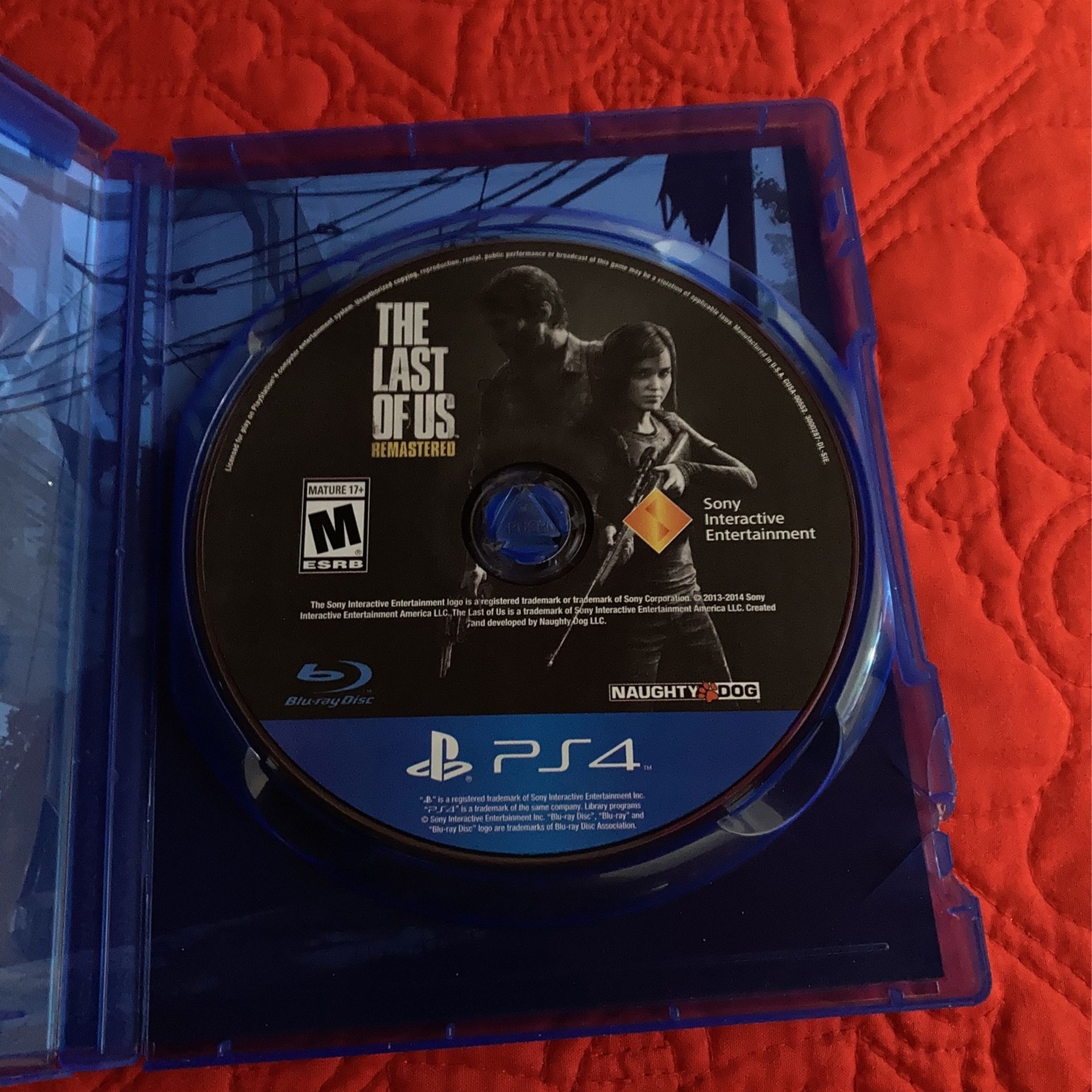 The Last Of Us Remastered Ps4