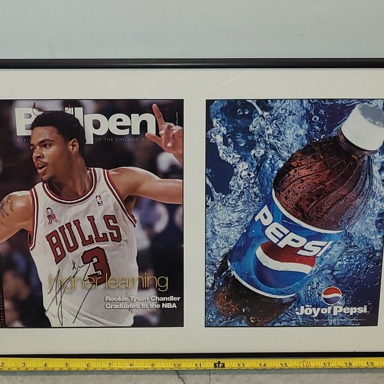 【UDA直筆】Tyson Chandler ブルズ #3 パッチ サイン Chicago bulls #3 Higher Leaming Rookie Tyson Chandler Graduates to