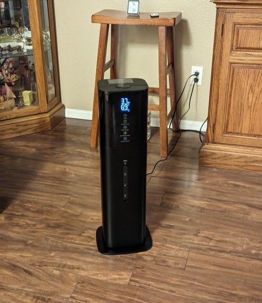 Honovos Ultrasonic Humidifier – 2.1 Gal, 8L – Cool Mist, LED Display, Timer, Aromatherapy