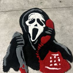 Custom made scream Rug (20in/23in)