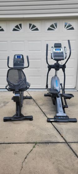 FREE EXERCISE EQUIPMENT ELLIPTICAL  AND BIKE