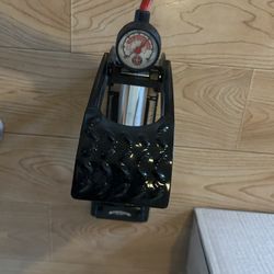 a Schwinn Air Base Plus foot pump with pressure gauge 