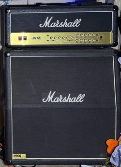 Marshall Half Stack- JVM 205h/1960a cabinet-xlnt