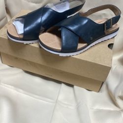UGG Aussie, Black Sandals new