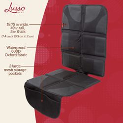 Lusso Gear Car Seat Protector for Baby Car Seat