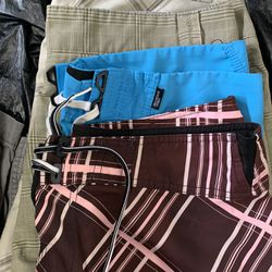 Four Pairs Of Board Shorts 34