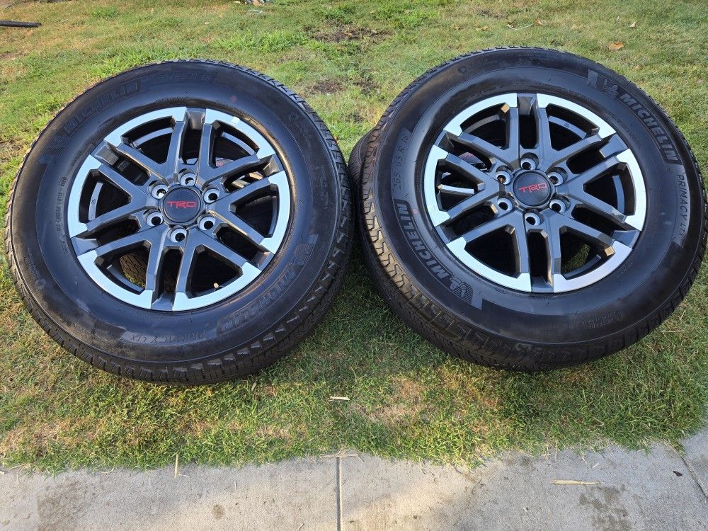 Rims And Tires TRD 2024-2025 Toyota Tacoma-tundra-4runner-sequoia-landcruiser OEM ORIGINAL