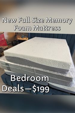 New Full Size Memory Foam Mattress
