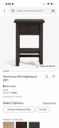 Pottery Barn Farmhouse Nightstand