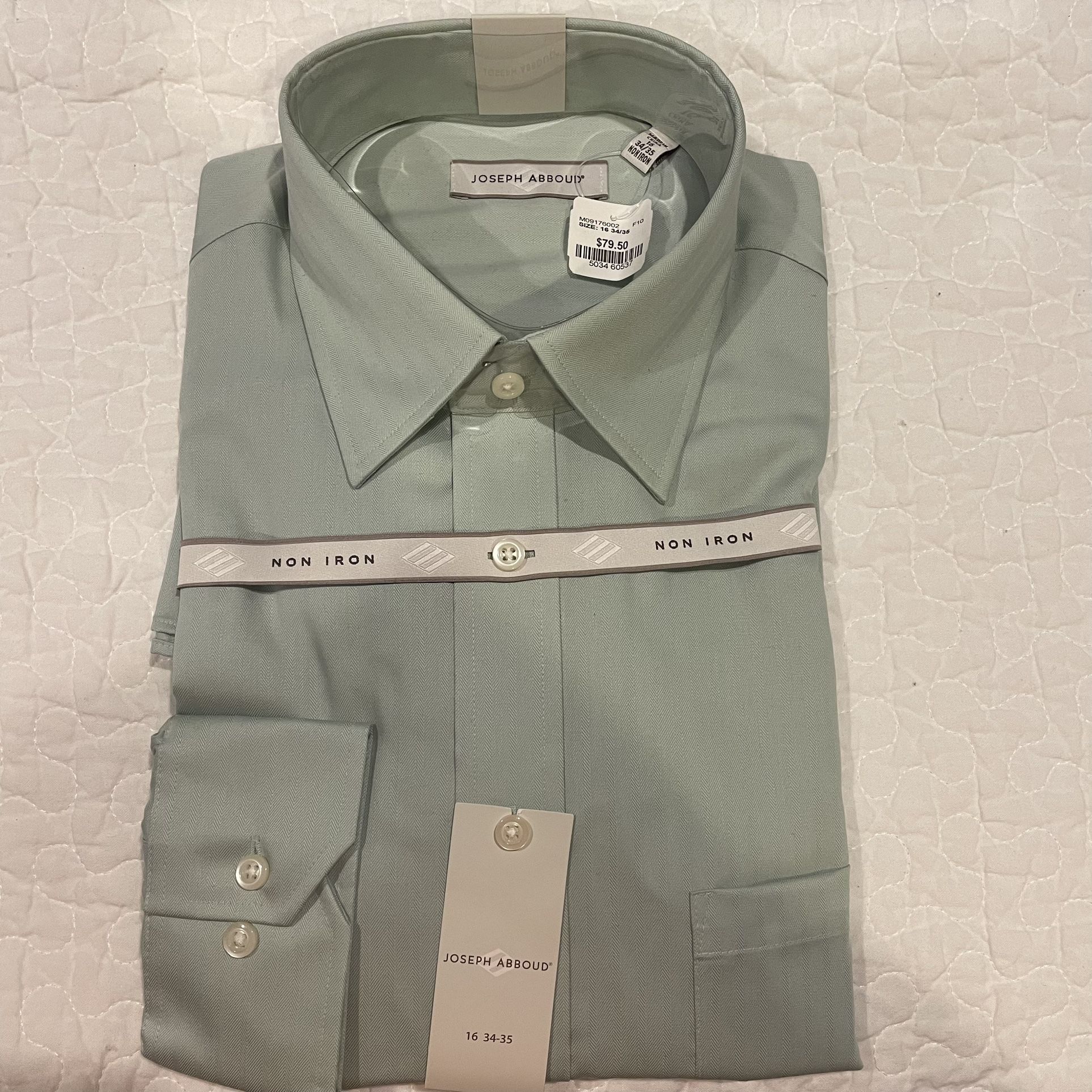 Men's Joseph Abboud Dress Shirt Sz 16 34/35 Men's Joseph Abboud Dress Shirt Sz 16 34/35