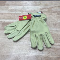 Large Grain Cowhide Water Resistant Leather Work Glove