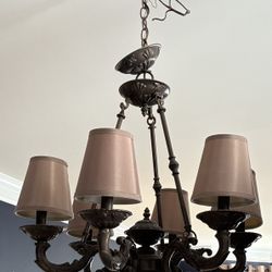 Brown Decorative Metal Chandelier 
