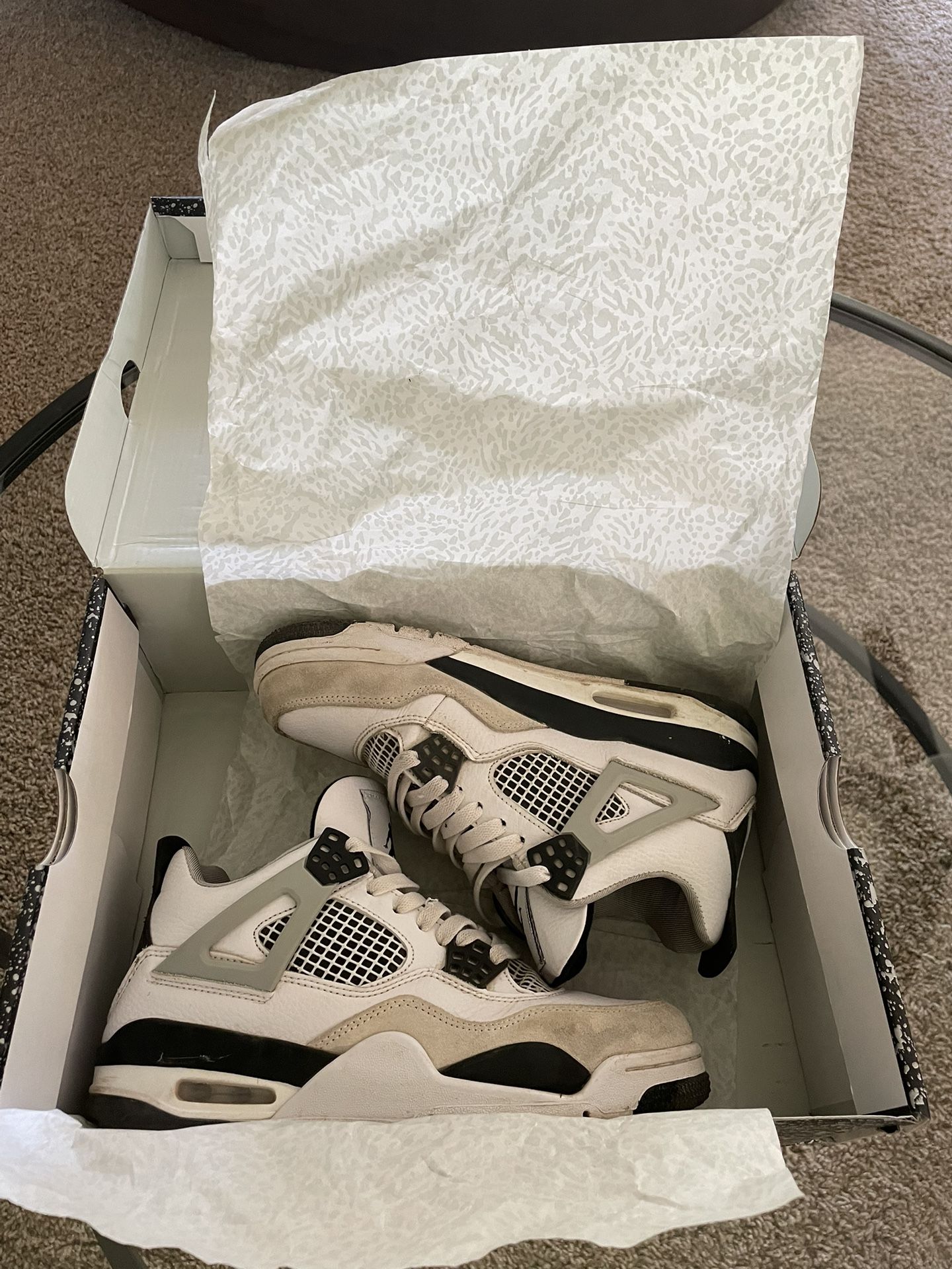 Jordan 4 Military Black Size 7