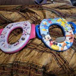 Mickey and MinnieToddler Potty Soft Toilet  Training Training 