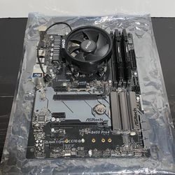 Gaming PC Motherboard Combo, Ryzen 5 3600 CPU, DDR4 16GB RAM