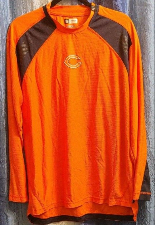 Chicago Bears Size L NFL TEAM APPAREL LONG-SLEEVED WARMUP (Gently Used)π EXCELLENT CONDITION! Please Read Description.