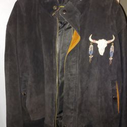 Sweade Leather Jacket Size Large