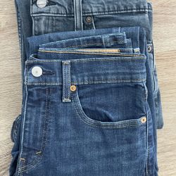 2 Pairs NEW Levi's (511 & 512) - 30x32