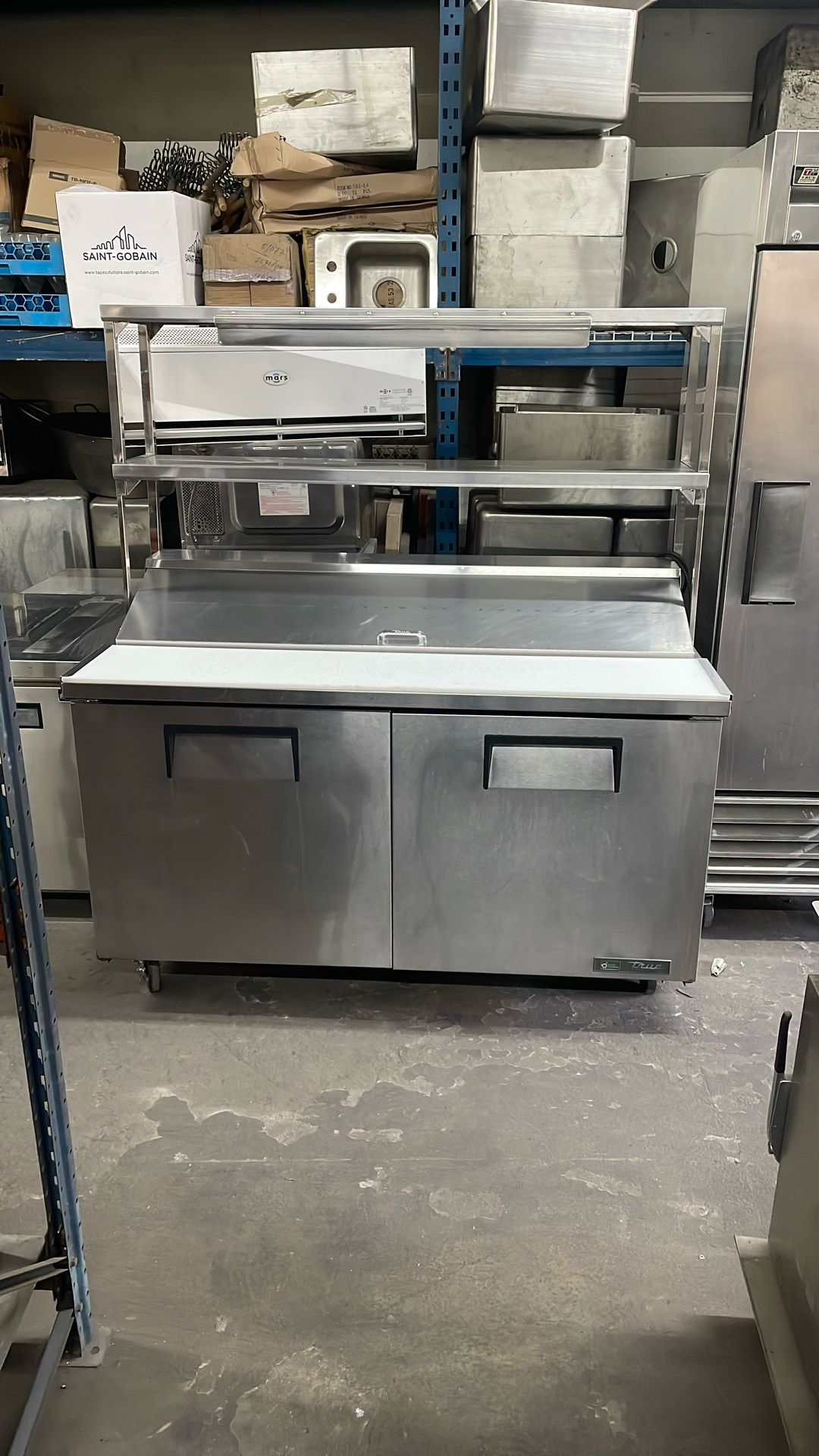 60” Sandwich Prep Table TRUE TSSU-60-16-HC