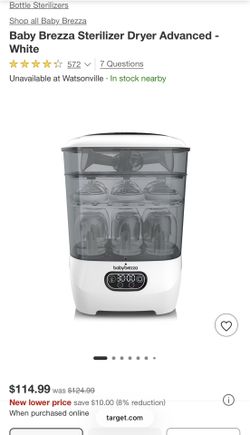 Baby Brezza Bottle Sterilizer & Dryer