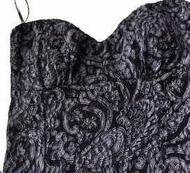 Forever 21, Medium Black With Gray Lace Spandex Lining