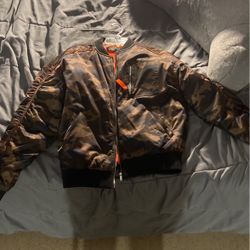 Men’s S Camouflage Bomber Jacket 