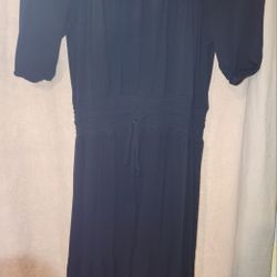 Women's Time And Tru Black Maxi Dress Size 8-10