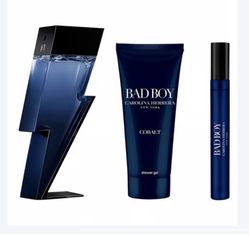 Carolina Herrera Bad Boy Cobalt 3pc. Gift Set